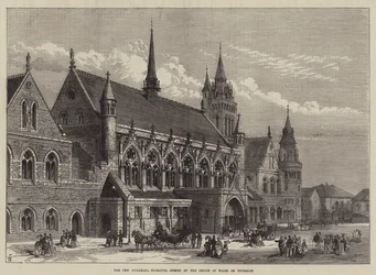 Het nieuwe stadhuis van Plymouth, geopend door de Prins van Wales op donderdag